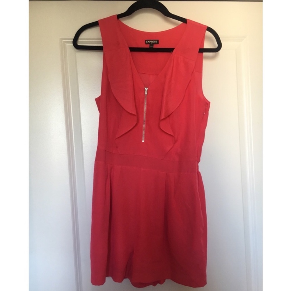 Express bright pink romper